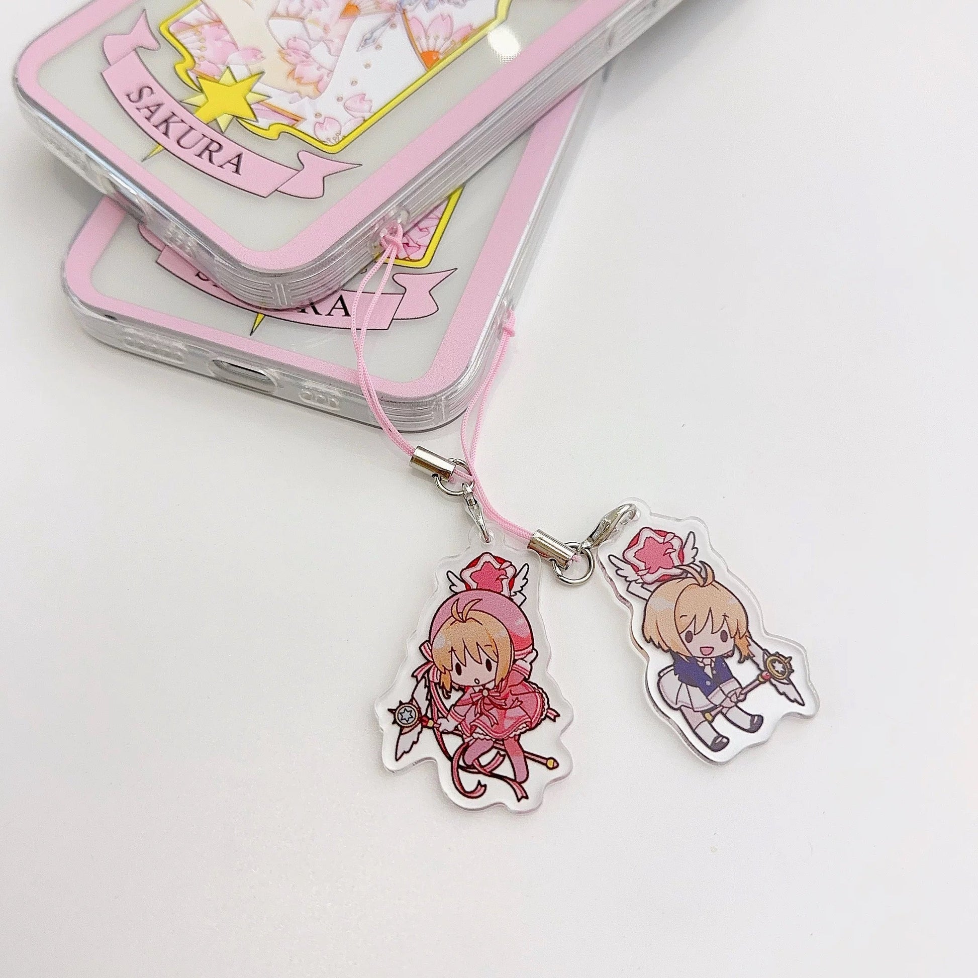 CardCaptorSakura Card Version Part 1 | Chinese Dress & Sakura - iPhone Case 6 7 8 PLUS SE2 XS XR X 11 12 13 14 15 16 Pro Promax 12mini 13mini KawaiiGiftLand