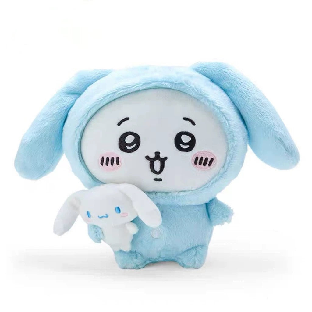Japan ChiiKawa X Nagano X Sanrio | ChiiKawa Hachiware Usagi Hello Kitty My Melody Cinnamoroll Pompompurin Pochacco Japanese Food -  Plush Doll 20cm Keychain 10cm KawaiiGiftLand