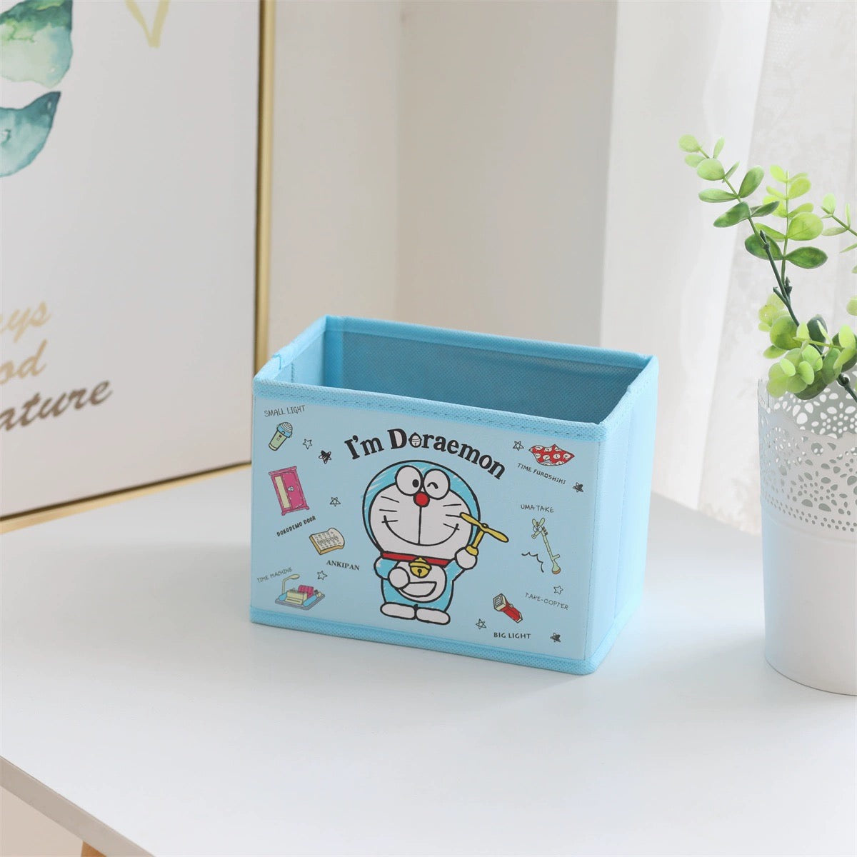 Japanese Cartoon Blue Robot Cat Storage Box | Doraemon - Bedroom Girl Gift KawaiiGiftLand