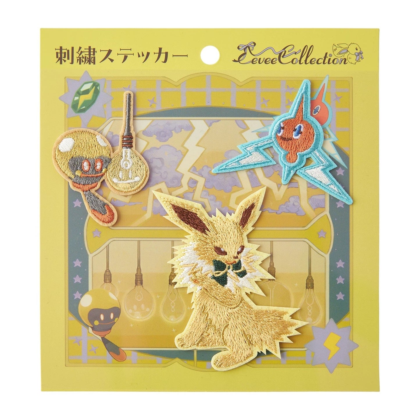 Japan Cartoon Pokemon Eevee Evolution Series Embroidery Sticker | Eevee Vaporeon Jolteon Flareon Espeon Umbreon Leafeon Glaceon Sylveon - Evolve Anime Collectable Kawaii Item