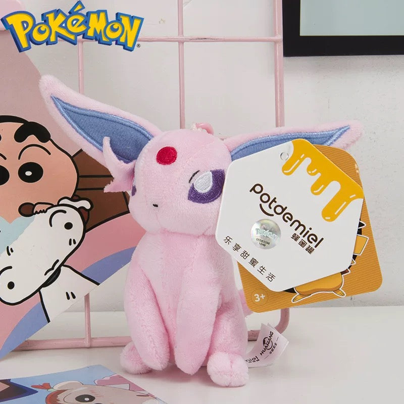Japan Cartoon Pokemon Eevee Evolve Keychain | Eevee Espeon Umbreon Sylveon - Mascot Plush Doll  Kawaii Decoration KawaiiGiftLand