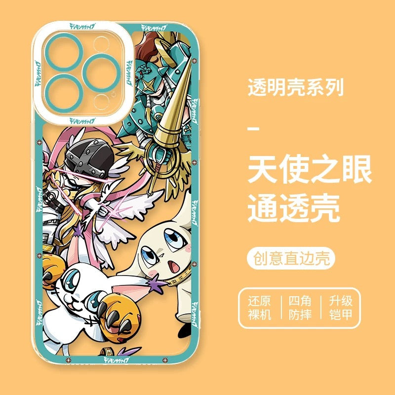 Anime Digimon Digital Monster Evolution Verison | Tailmon - iPhone Case 6 7 8 PLUS SE2 XS XR X 11 12 13 14 15 16 16e Pro Promax 12mini 13mini