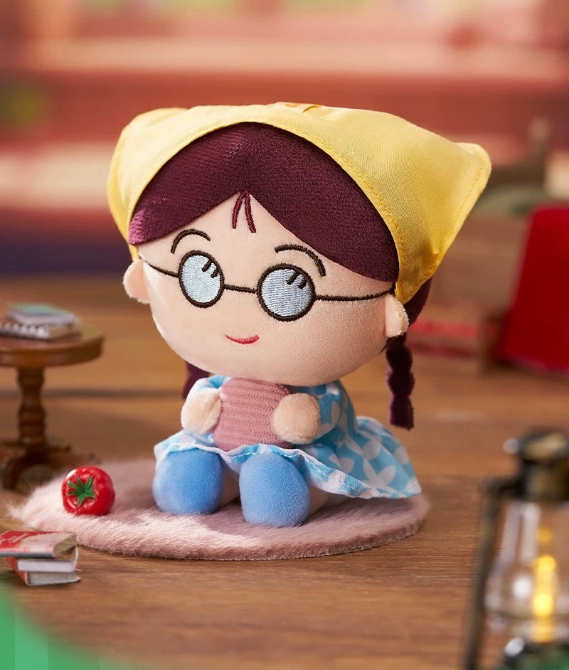 Chibi Maruko Chan Plush Doll | Fairy Tale Theater Part 1 Series - Mini Plush Doll Figure Keychain Collectable Toys Mystery Blind Box