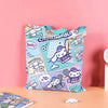Sanrio Cinnamoroll Sporty Comics Style Tote Bag with Zipper