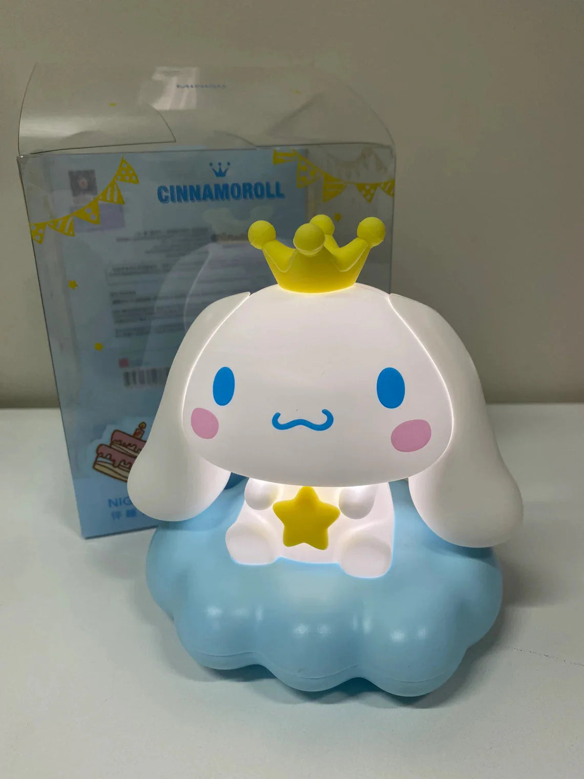 Sanrio Cinnamoroll with King on Cloud 20th Anniversary Soft Night Light with LED Light KawaiiGiftLand