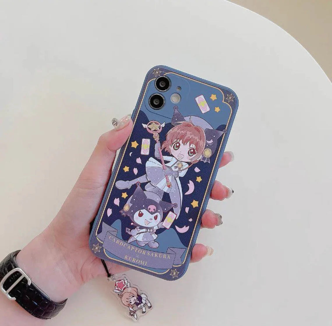 Colour CardCaptorSakura with MM KU CN PN iPhone Case 6 7 8 PLUS SE2 XS XR X 11 12 13 14 15 16 Pro Promax 12mini 13mini KawaiiGiftLand