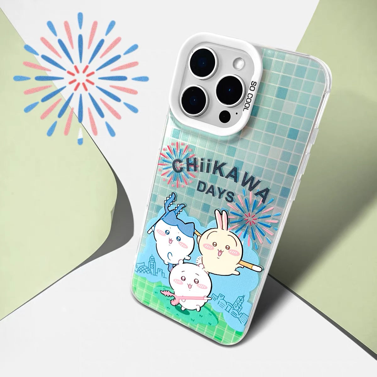 เคสเลเซอร์ ลายการ์ตูนญี่ปุ่น ChiiKawa Chiikawa Day | ChiiKawa Hachiware Usagi - เคสโทรศัพท์ Samsung Galaxy S26 S25 S24 S23 S22 S21 FE Ultra Edge