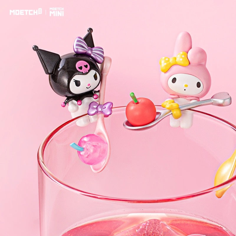 Sanrio Characters Sweet Cherry on Cup Beans Mini Series | Hello Kitty My Melody Kuromi Cinnamoroll Pompompurin Pochacco - Kawaii Collectable Toys Toy Collection KawaiiGiftLand