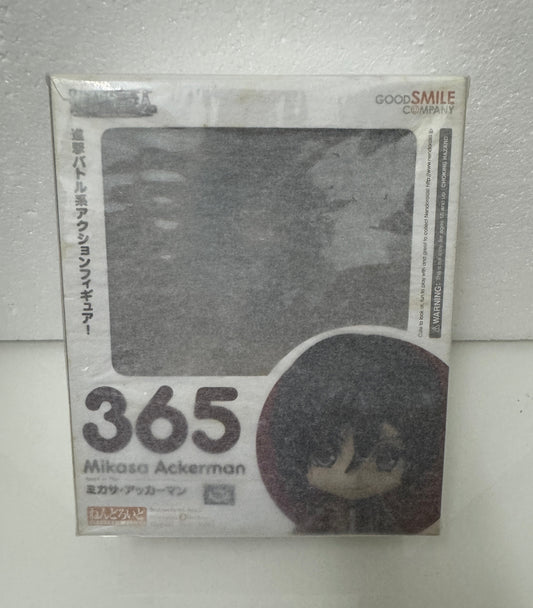 Japan GSC Nendoroid Series | 365 Mikasa Ackerman Attack on Titan - 2014 Retried PVC FIGURE DOLL Toy Collection