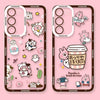 Japanese Cartoon Kanahei | Cow Milk & Coffee - Phone Case Samsung Galaxy S26 S25 S24 S23 S22 S21 FE Ultra Edge