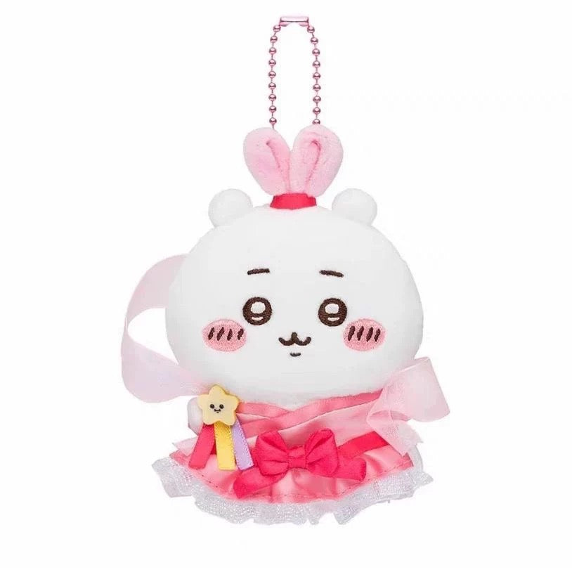 Free Gift : Japan ChiiKawa Tanabata Star Festival | ChiiKawa Hachiware Usagi - Mini Plush Doll 10cm Keychain KawaiiGiftLand