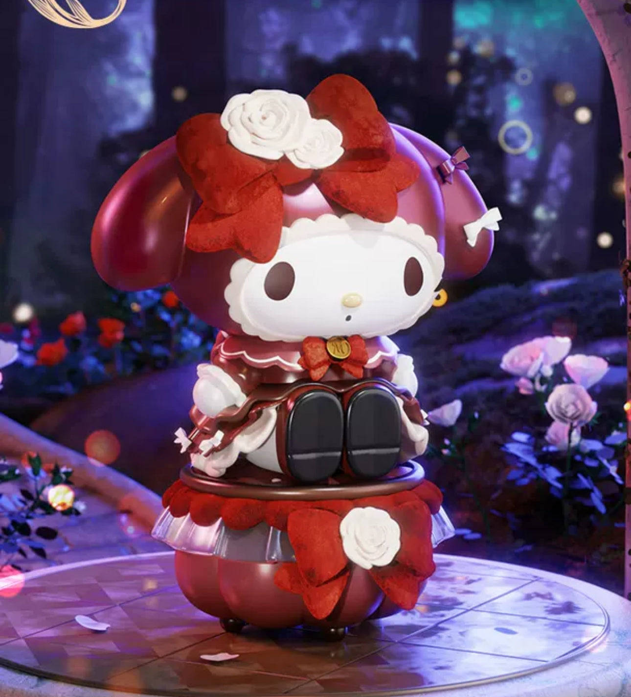 Sanrio Characters My Melody & Kuromi | Gothic Lolita Little Storage Box 18cm Figure - Toy Collection KawaiiGiftLand