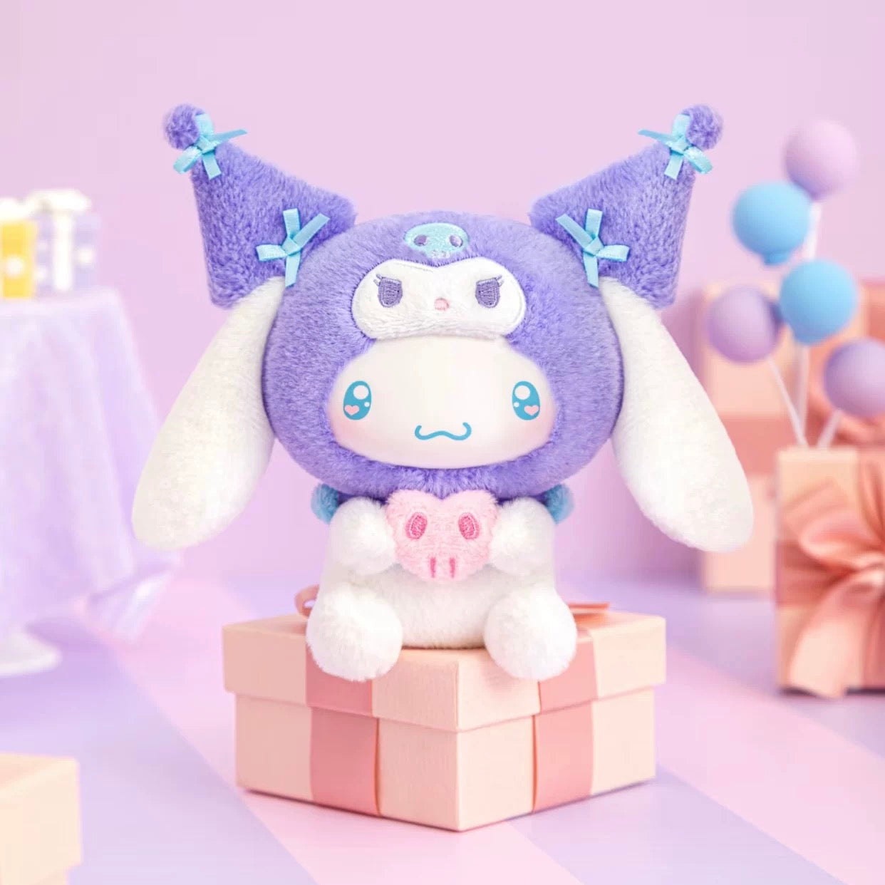 TopToy Sanrio Characters Kuromi Party | Hello Kitty My Melody Piano Kuromi Cinnamoroll Pompompurin Pochacco Hangyodon - Collectable Toys Mystery Blind Box