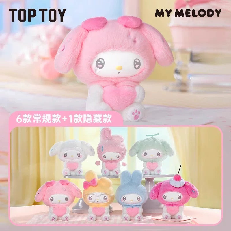 TopToy Sanrio Characters My Melody 50th Anniversary Pastel Milky Candy | Cherry Melon Blueberry Lemon Heart Milk - Collectable Toys Mystery Blind Box KawaiiGiftLand