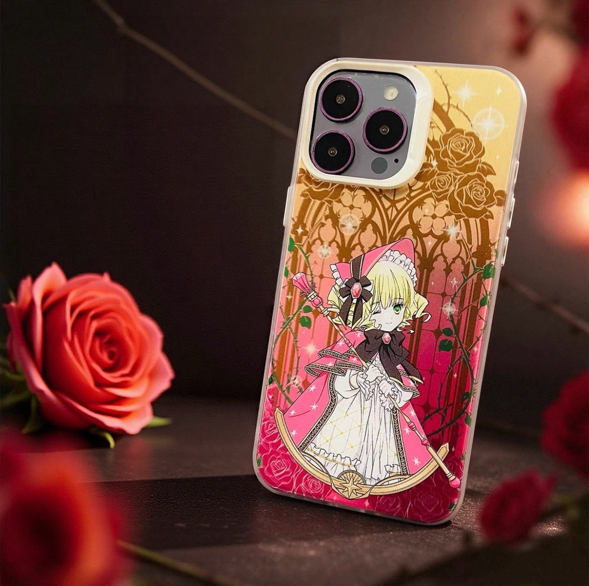 Japanese Anime Rozen Maiden Laser Case Part 1 | Shinku Suigintou Souseiseki Suiseiseki Hinaichigo Kanaria Kirakishou 7 Styles - iPhone Case 11 12 13 14 15 16 16e 17 17e 18 Pro Promax