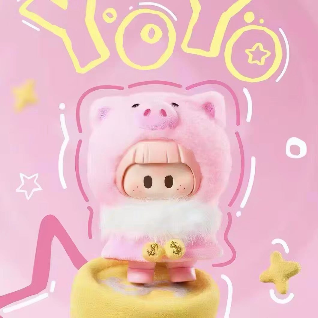 YOYO Chan x Toy Story Doll | Yoyo Lovely with You - พวงกุญแจตุ๊กตาไวนิลแบบสุ่ม (Blind Box)