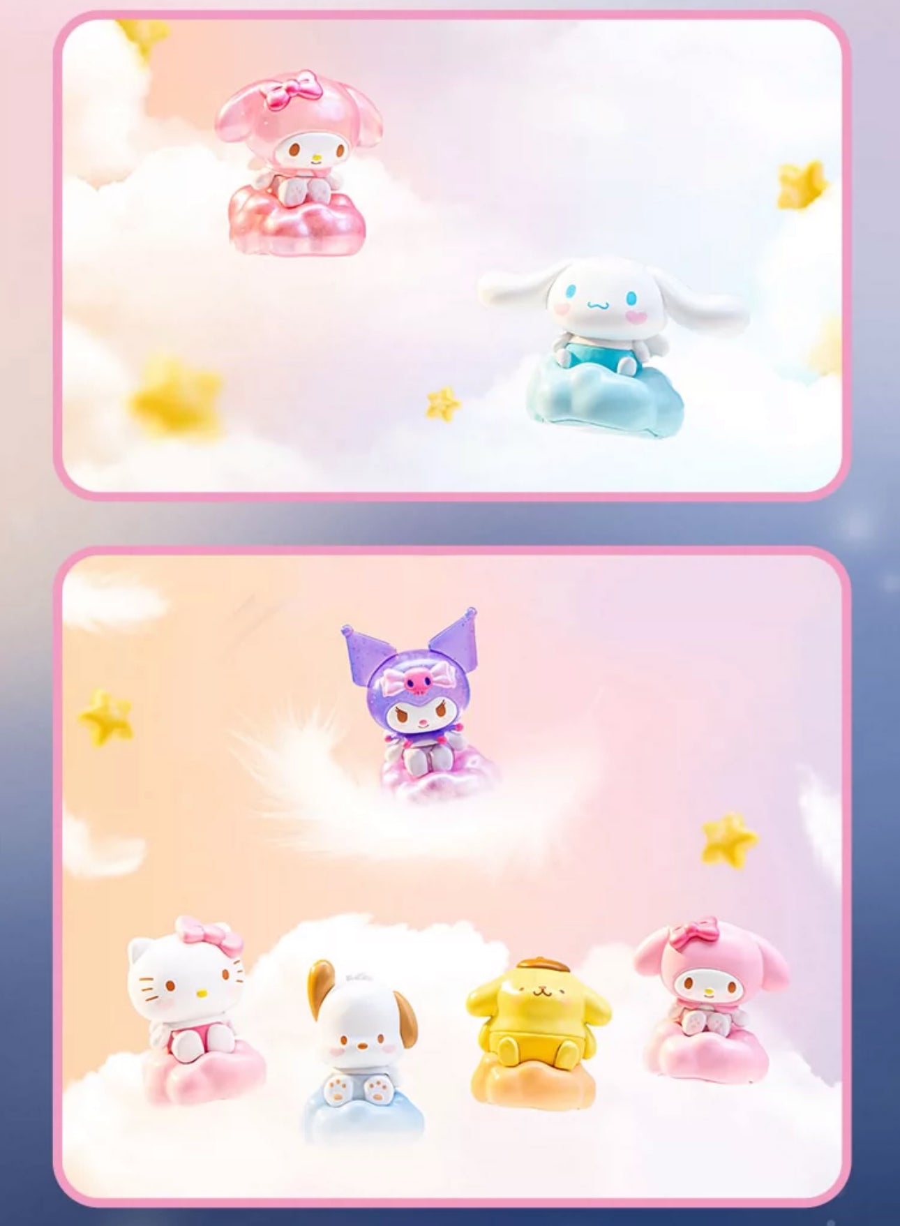 Sanrio Characters Sweet Angel Beans Mini Series | Hello Kitty My Melody Kuromi Cinnamoroll Pompompurin Pochacco - Kawaii Collectable Toys Toy Collection KawaiiGiftLand
