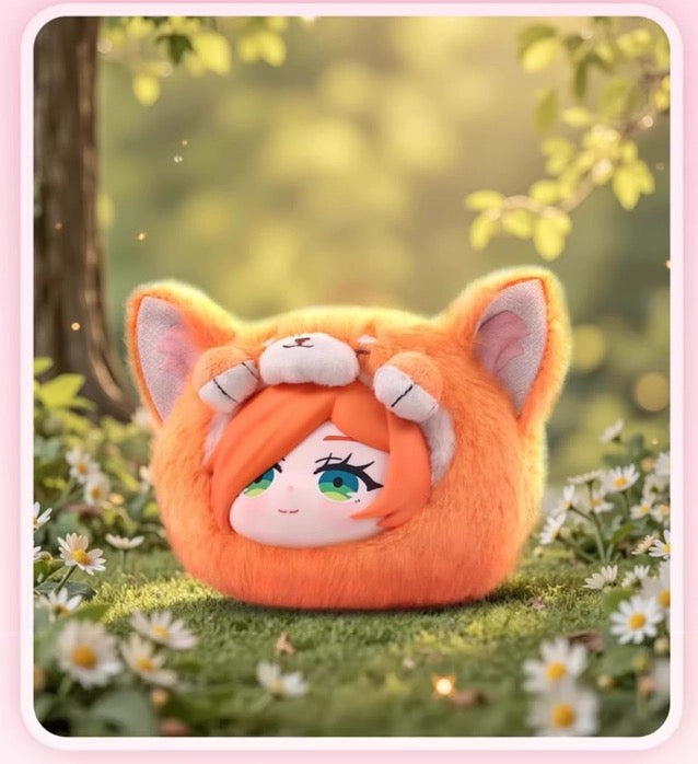 EAKI X FRIEREN Part 1 Series The Animal Party Edition | Frieren Fern Stark Himmel Flamme Aura - Vinyl Face Plush Doll Figure Keychain Collectable Toys Mystery Blind Box