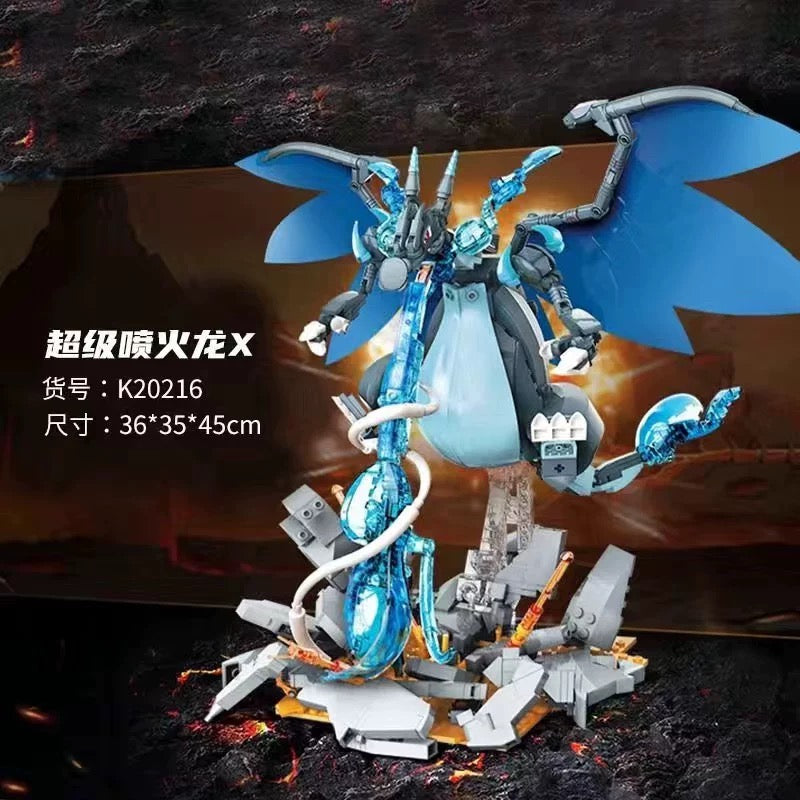 Pokemon Character Evolution Series Part 2 | Dark Charizard X Ash-Greninja - Building Blocks Toy Collections KawaiiGiftLand