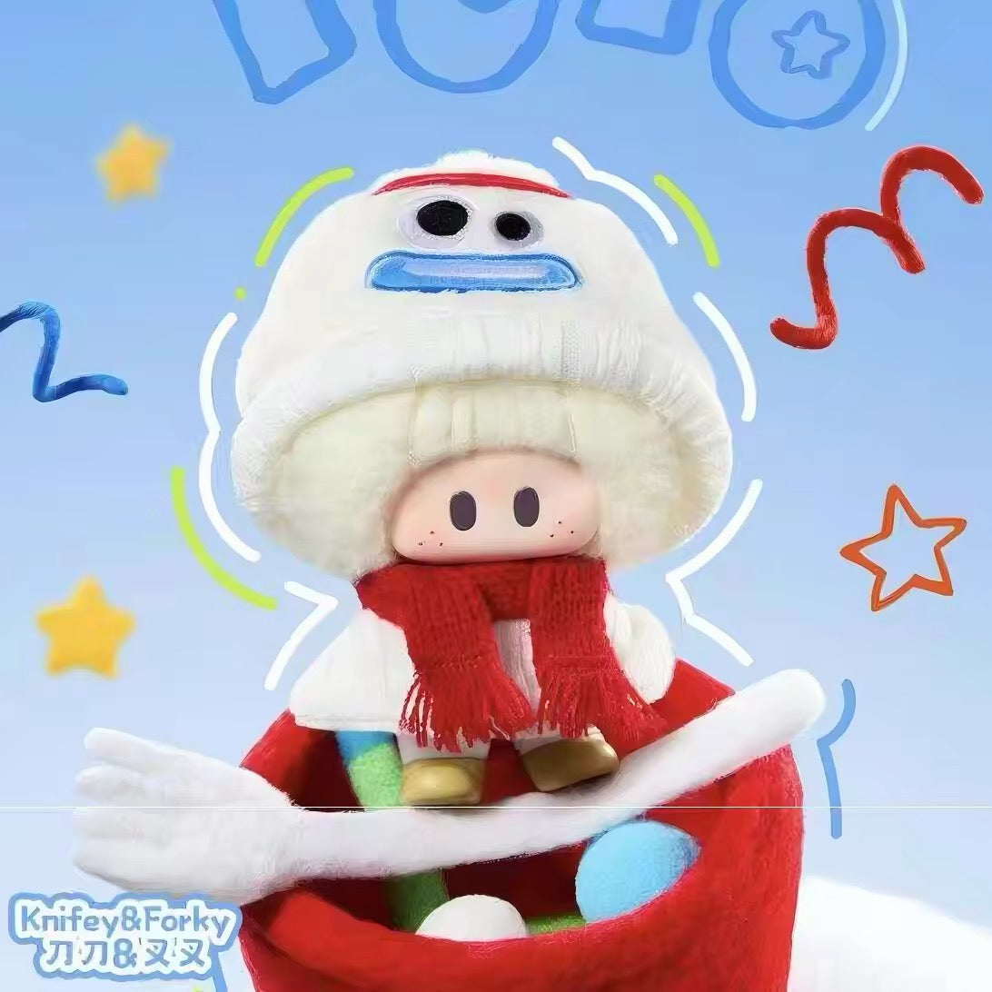 YOYO Chan x Toy Story Doll | Yoyo Lovely with You - พวงกุญแจตุ๊กตาไวนิลแบบสุ่ม (Blind Box)