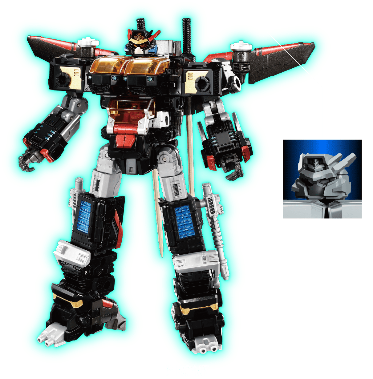 [Pre Owned- New] Takara Tomy Diaclone DA-104 Diaguardion-Zeroth 1/60 Scale Action Figure Set