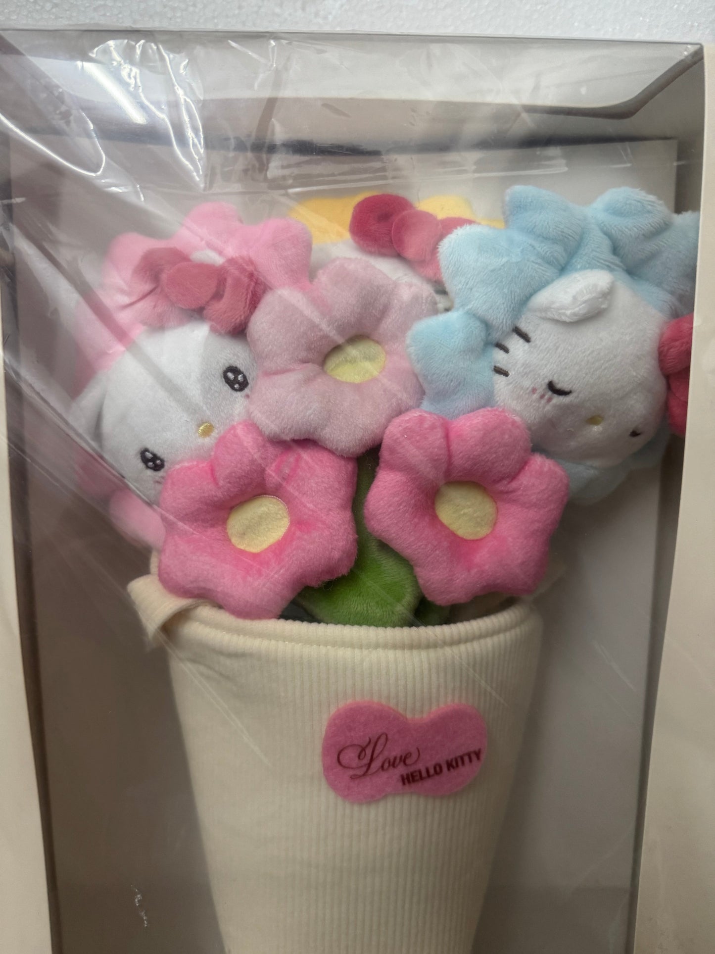 Sanrio x 7-11 Valentine Limited Edition | Hello Kitty Pastel Flowers Bouquet Bag Gift Box - Valentine Wedding Gift