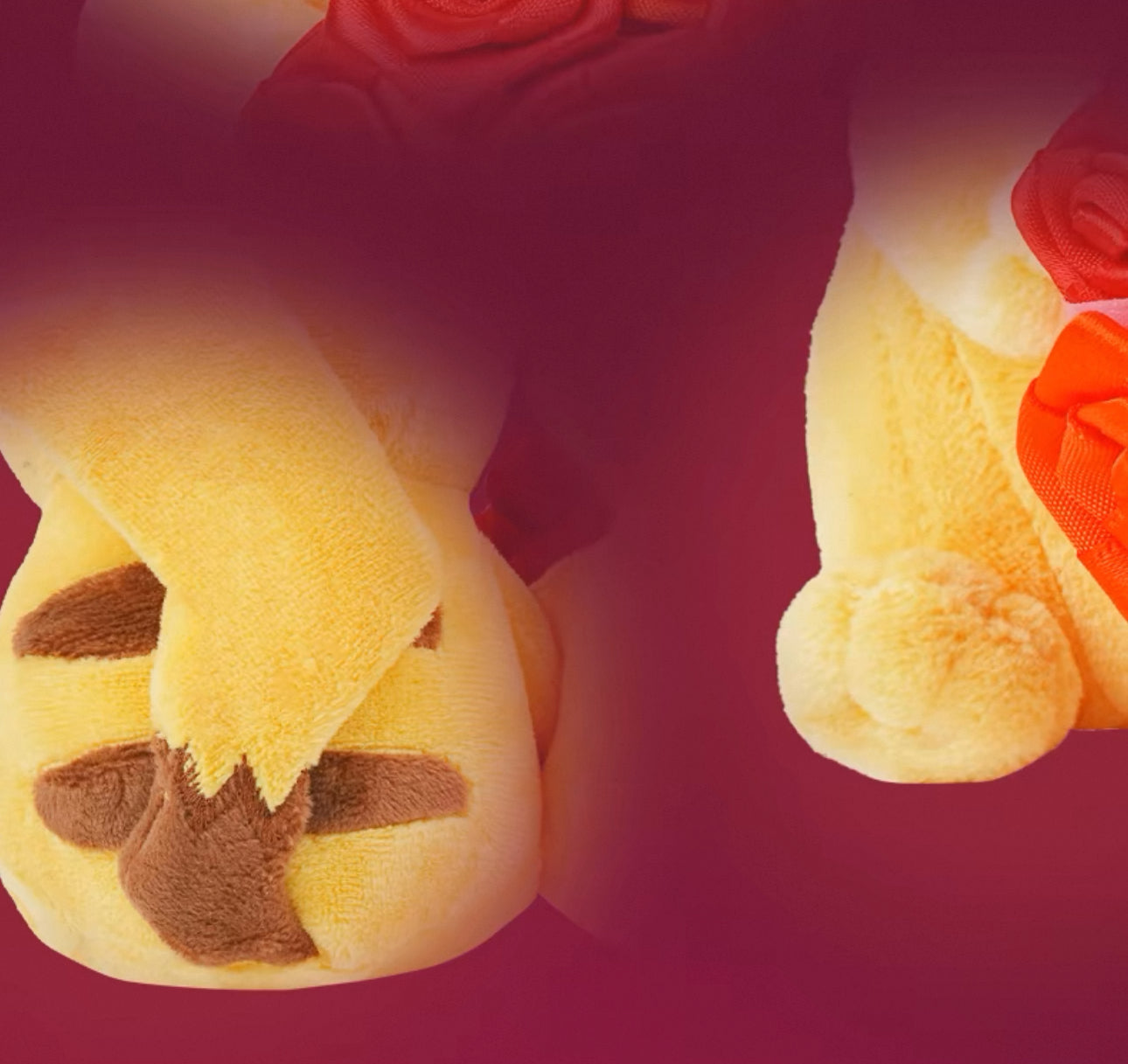 Japan Cartoon Pokemon Center Valentine Version | Flower Heart Pikachu - Mascot Plush Doll  Kawaii Decoration KawaiiGiftLand