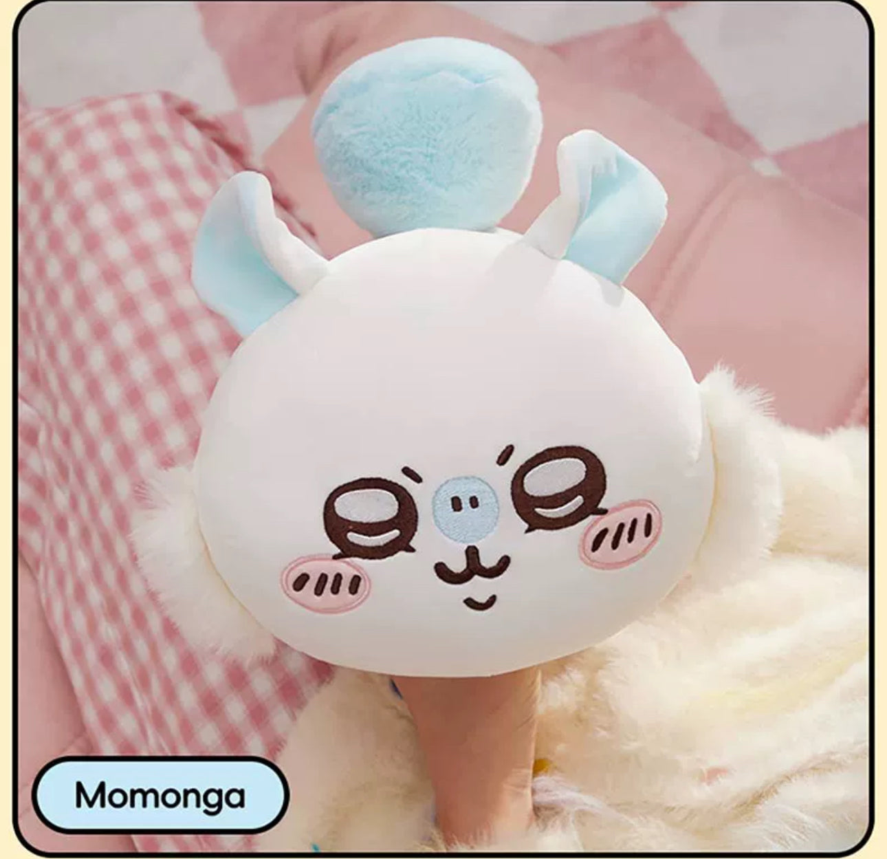 ChiiKawa X Miniso | ChiiKawa Hachiware Usagi Momonga Lying Down - 25cm Plush Doll Kawaii items Room Decoration doll KawaiiGiftLand