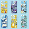 Japan Cartoon Pokemon All Drawing Version | Pikachu Gengar Squirtle Snoriax Psyduck Bulbasaur - iPhone Case PLUS SE2 XS XR X 11 12 13 14 15 16 16e 17 17e Pro Promax 12mini 13mini