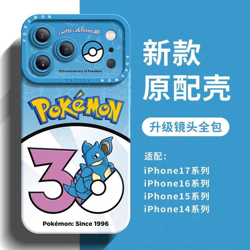 เคสซิลิโคนโปเกมอนการ์ตูนญี่ปุ่น โปเกมอนเวอร์ชั่นฉลองครบรอบ 30 ปี ส่วนที่ 4 | Vileplume Golduck Nidoqueen Alakazam Pidgeot Ninetales Kabutops Exeggutor 8 สไตล์ - เคสโทรศัพท์ Samsung Galaxy S26 S25 S24 S23 FE Ultra Edge