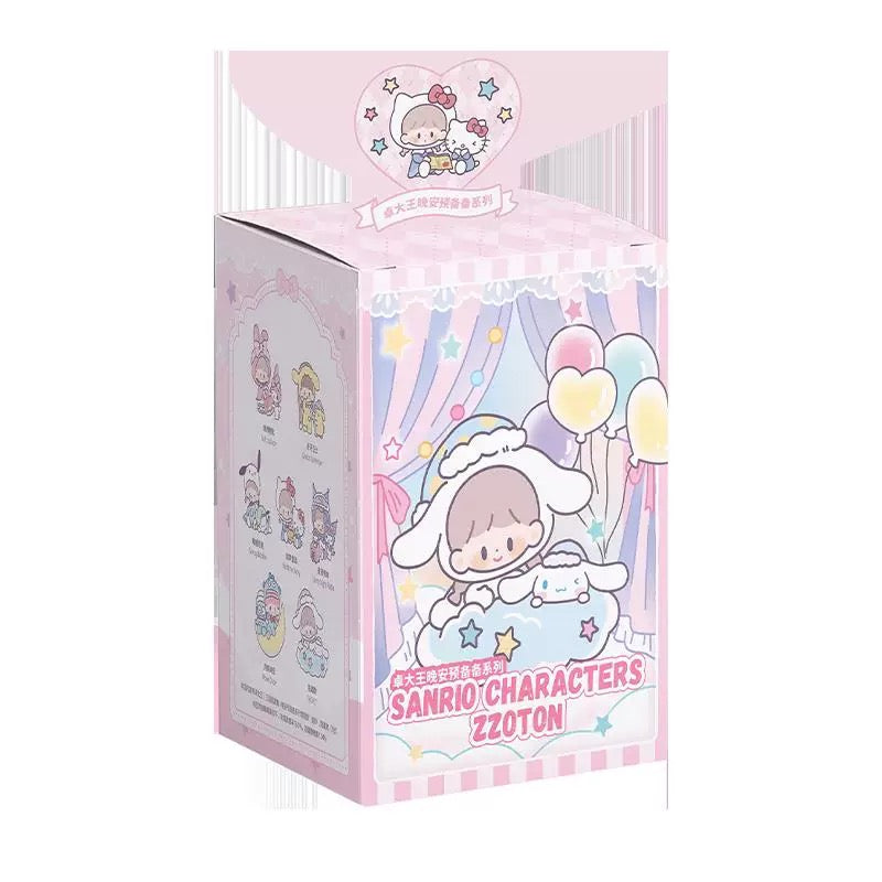 zZoton x Sanrio Characters Preparation Before Bedtime | Hello Kitty My Melody Kuromi Cinnamoroll Pompompurin Pochacco Hangyodon - Collectable Toys Mystery Blind Box