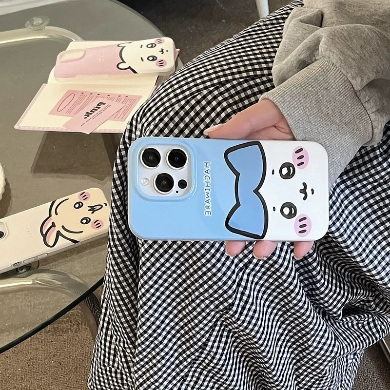 Japanese Cartoon ChiiKawa Hachiware Usagi iPhone Case 11 12 13 14 15 Pro Promax KawaiiGiftLand
