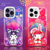 Japanese Cartoon Sanrio Chinese Princess Style Laser Case | My Melody Kuromi 2 Styles - Phone Case Samsung Galaxy S26 S25 S24 S23 S22 S21 FE Ultra Edge