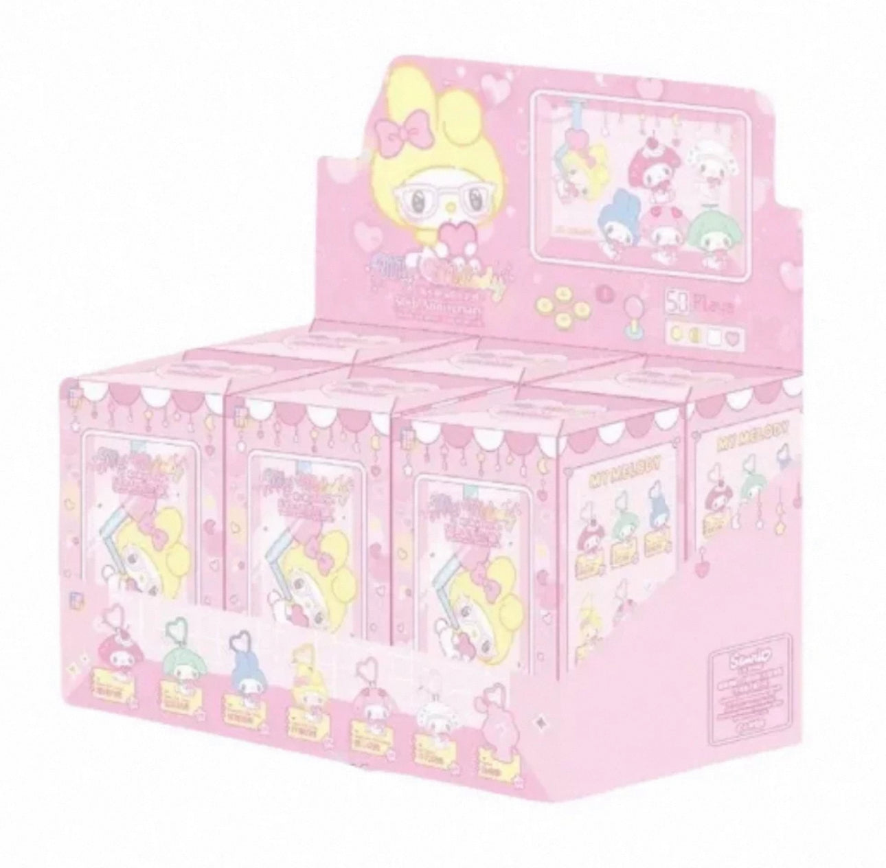 TopToy Sanrio Characters My Melody 50th Anniversary Pastel Milky Candy | Cherry Melon Blueberry Lemon Heart Milk - Collectable Toys Mystery Blind Box KawaiiGiftLand