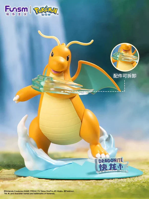 Pokemon Small Size Figure | No.149 Dragonite No.151 Mew - Toy Collection
