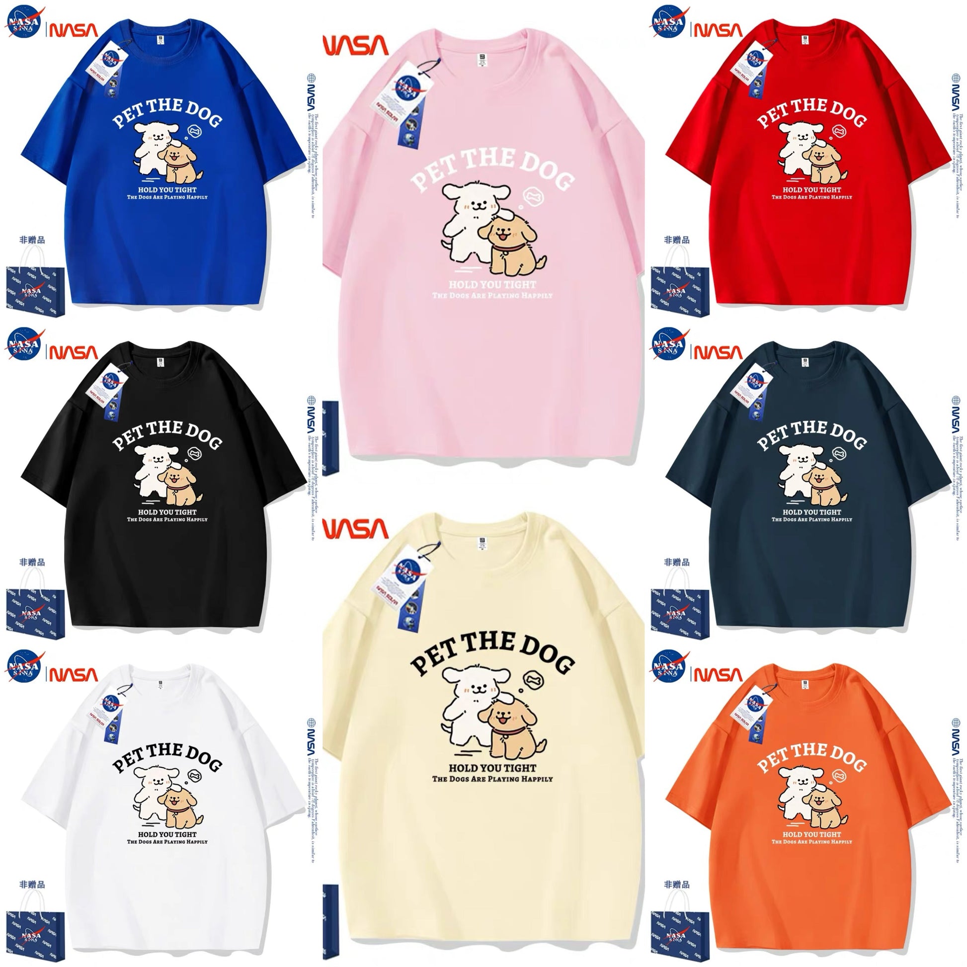Cute Cartoon Doggie Maltese Puppy Style T-Shirt Series | Pet The Dog Part1 - Kawaii Fashion Items for Child & Adult Matching outfits for Parents and Children