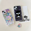 Japanese Cartoon Phone Case with Strap | Laser Bad Badtz Maru XO Little Twin Stars - Phone Case Samsung Galaxy S26 S25 S24 S23 S22 S21 FE Ultra Edge
