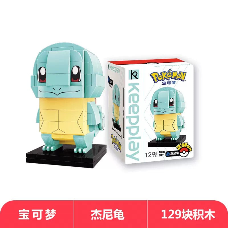 Pokemon Character Build Blocks | Pikachu Charmander Squartle Bulbasaur Eevee Psyduck - Building Blocks Toy Collections KawaiiGiftLand