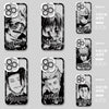 Japanese Anime Jujutsu Kaisen Black & White Drawing Style | Choso Geto Maki Kinji Nobara Hajime Hiromi - Phone Case Samsung Galaxy S26 S25 S24 S23 S22 S21 FE Ultra Edge