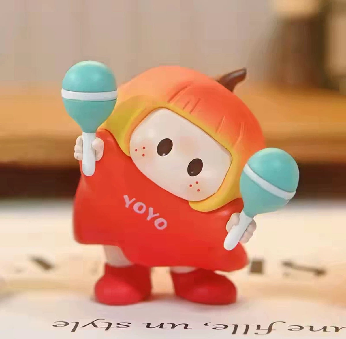 ฟิกเกอร์จิ๋ว YOYO Chan ชุดที่ 1 | คอลเลกชัน YOYO เอียงหัว - ของเล่นสะสมแบบสุ่ม (Mystery Blind Box)