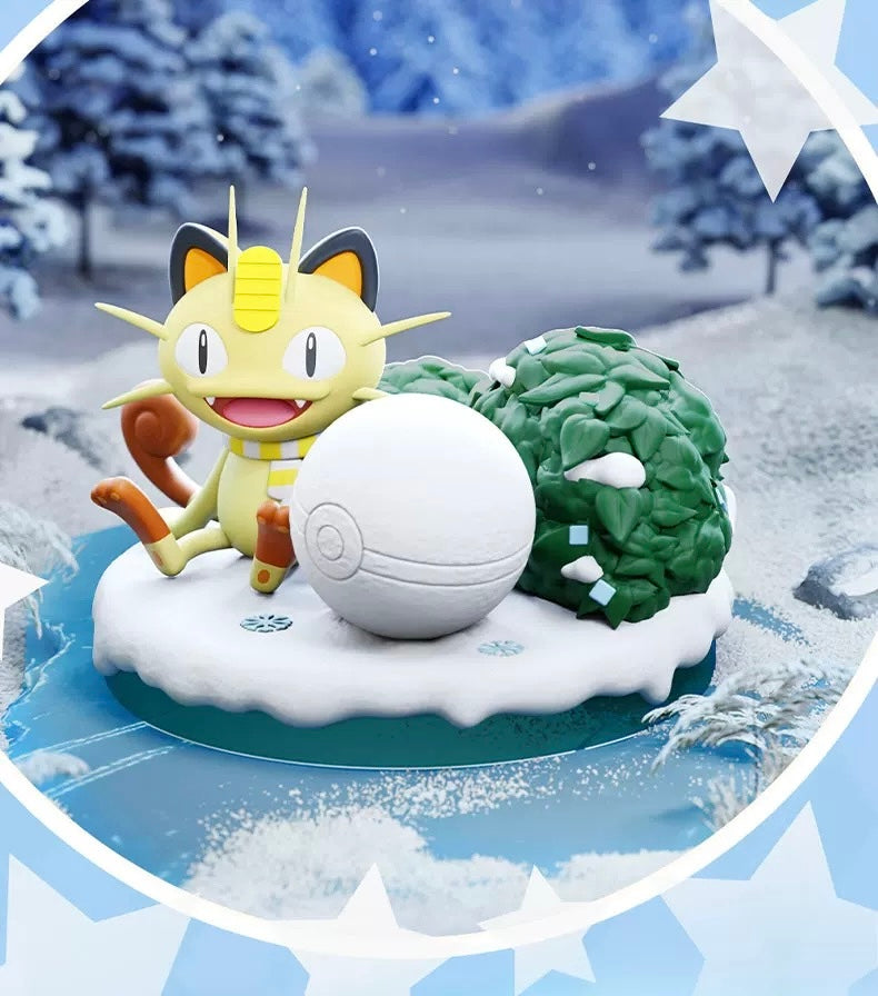 Pokemon Natural Fun Holiday Series | Pikachu Bulbasaur Eevee Psyduck Slowpoke Meowth - Anime Collectable Toys Figure KawaiiGiftLand
