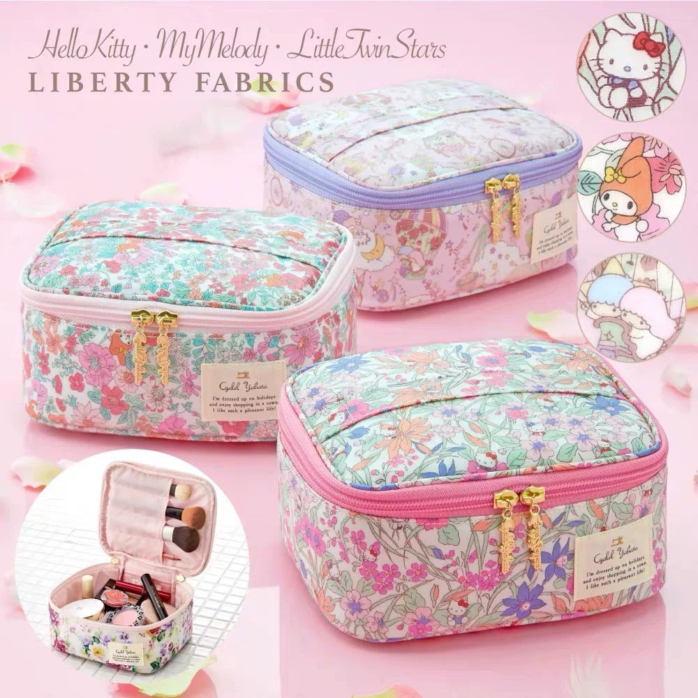 Japan Sanrio Liberty | Hello Kitty Little Twin Stars My Melody Make Up Bag - Waterproof Little Bag Kawaii Bag