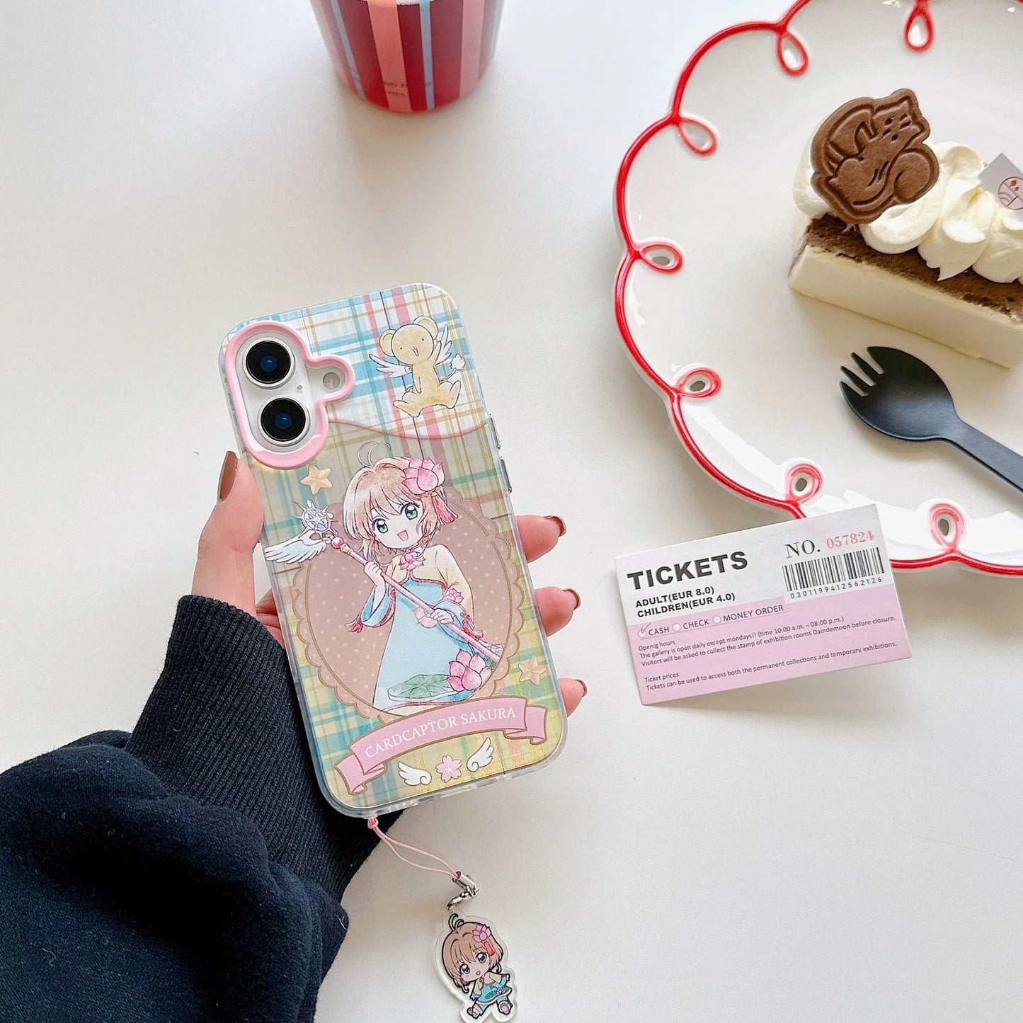 CardCaptorSakura Comic Laser Case | Sakura Cosplay 4 Styles - iPhone Case PLUS SE2 XS XR X 11 12 13 14 15 16 16e 17 17e Pro Promax 12mini 13mini