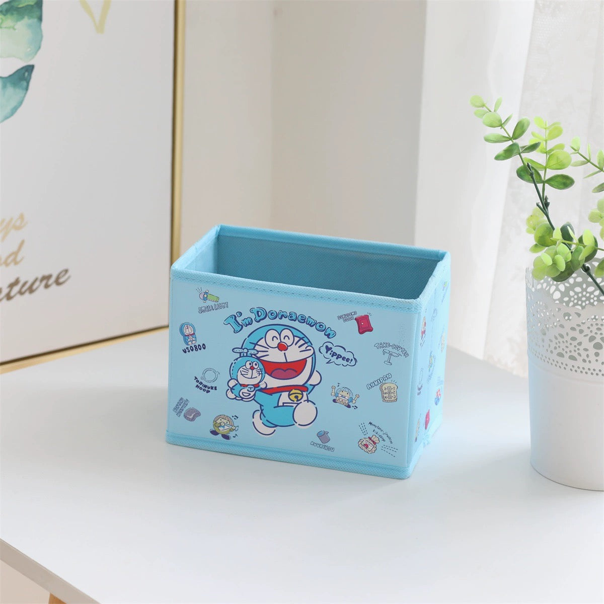 Japanese Cartoon Blue Robot Cat Storage Box | Doraemon - Bedroom Girl Gift KawaiiGiftLand
