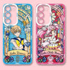 Japanese Cartoon Sailor Moon Phone Case Glass Window Style | Sailor Chibimoon Usagi Uranus - Phone Case Samsung Galaxy S26 S25 S24 S23 S22 S21 FE Ultra Edge