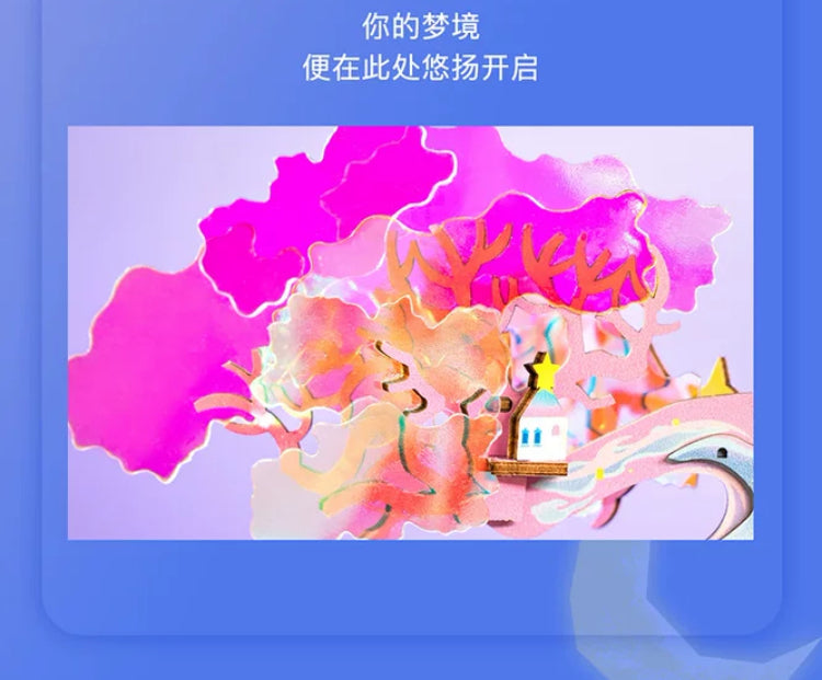 Craft Kits Wooden Music Box | Mystery Night Dreams - DIY Handmade Mini World Miniature Gift