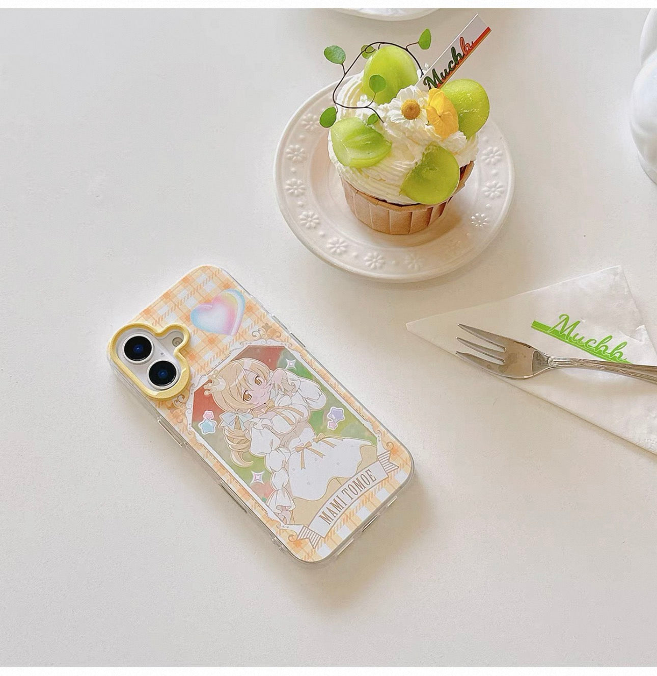 Japanese Cartoon Puella Magi Madoka Magica Laser Case | Madoka Miki Tomoe Sakura Akemi - iPhone Case PLUS SE2 11 12 13 14 15 16 16e 17 17e Pro Promax 12mini 13mini