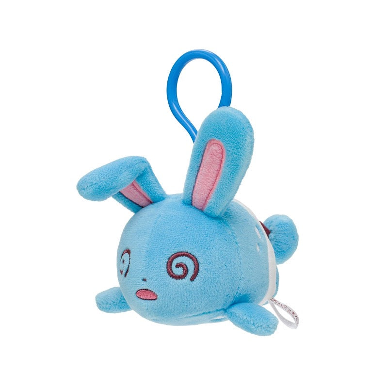 Japan Cartoon Pokemon Center Exhausted Version Keychain | Charizard Azumarill Spiritomb Garchomp Meowscarada Fruit- Mascot Mini Plush Doll KawaiiGiftLand