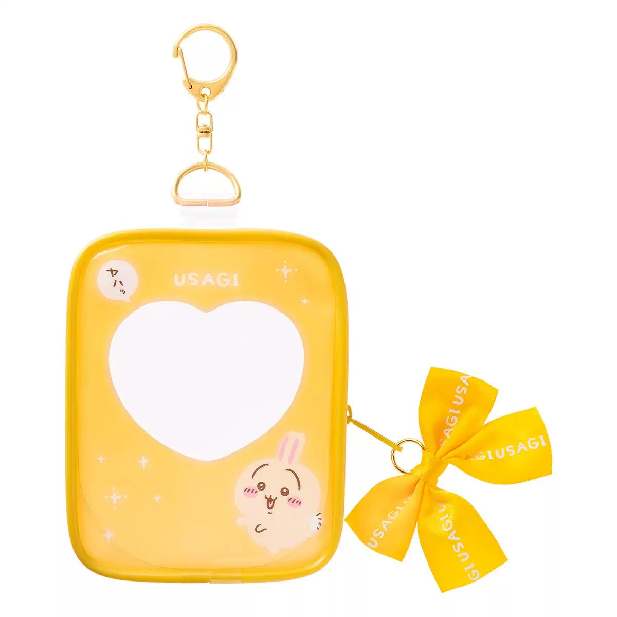 Japanese Cartoon Chiikawa Plastic with Ribbon Itabag Bag Keychain | ChiiKawa Hachiware Usagi Momonga Kurimanju Rakko Shisa Kani - Kawaii Items Can Put in Dolls Keep Dolls Clean KawaiiGiftLand