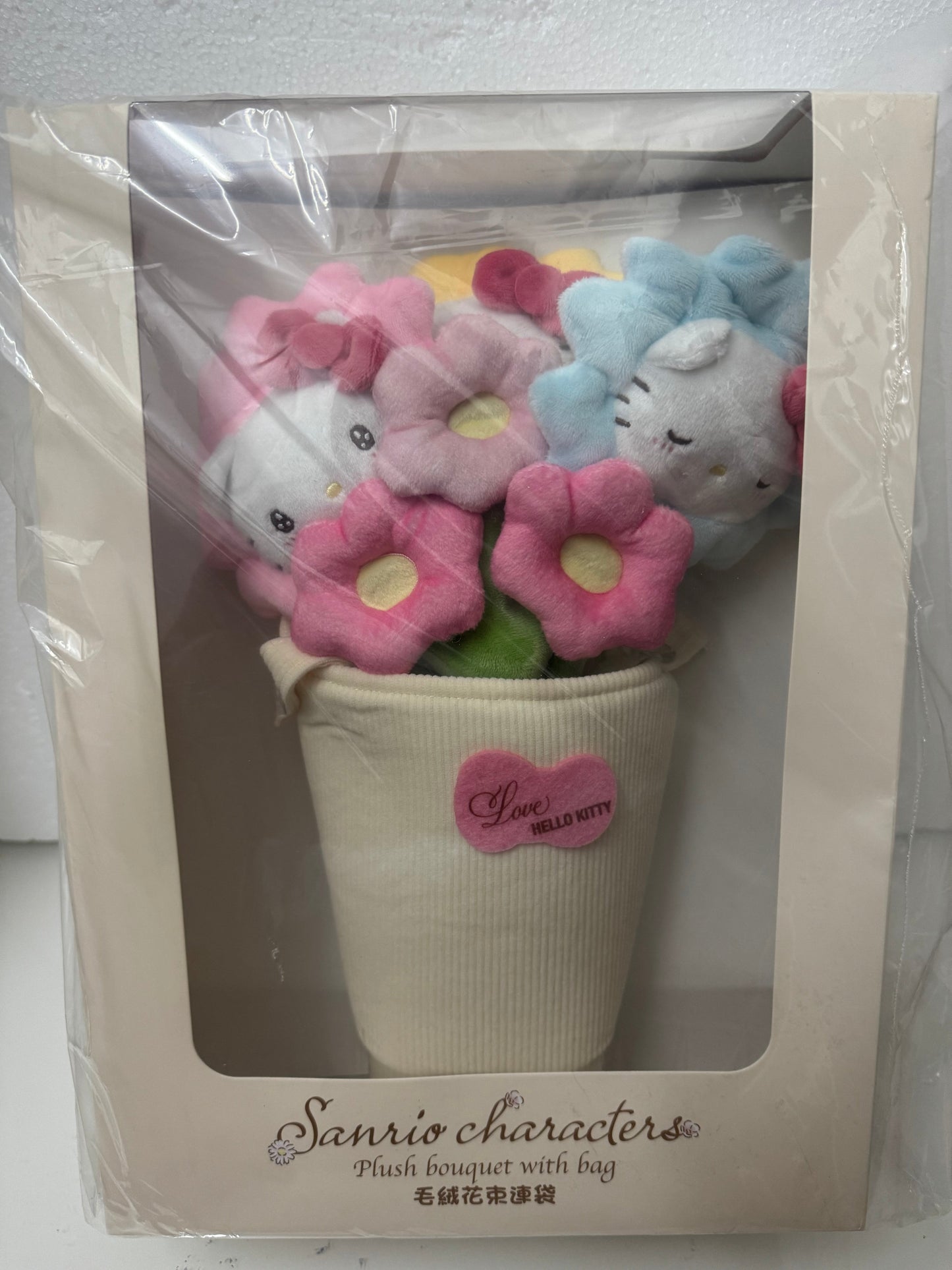 Sanrio x 7-11 Valentine Limited Edition | Hello Kitty Pastel Flowers Bouquet Bag Gift Box - Valentine Wedding Gift KawaiiGiftLand